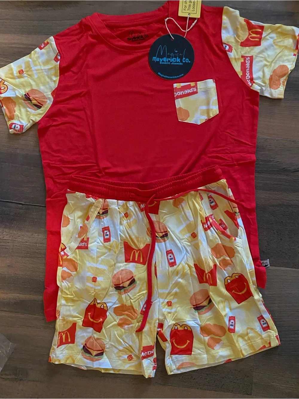 7/8 Bamboo daywear short set NWT
